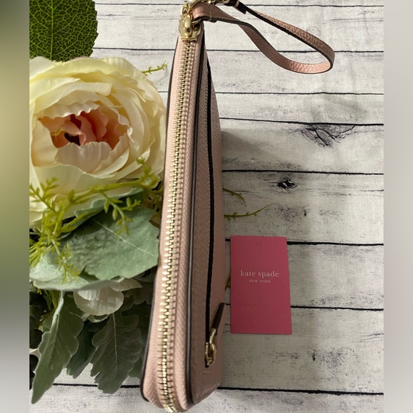 NWT Kate Spade zip wristlet clutch pink - Picture 3 of 6